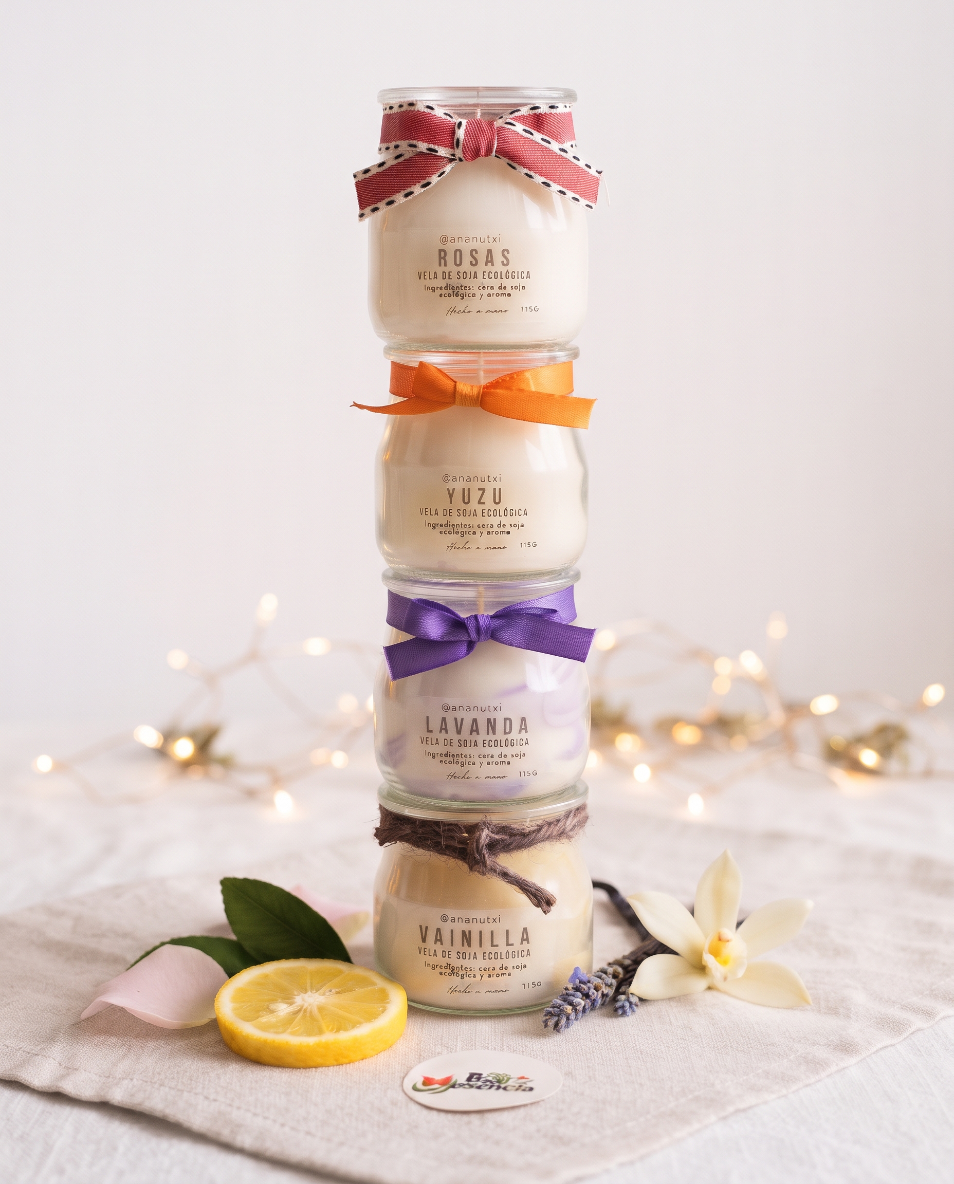 Pack 4 velas · Elige tus aromas