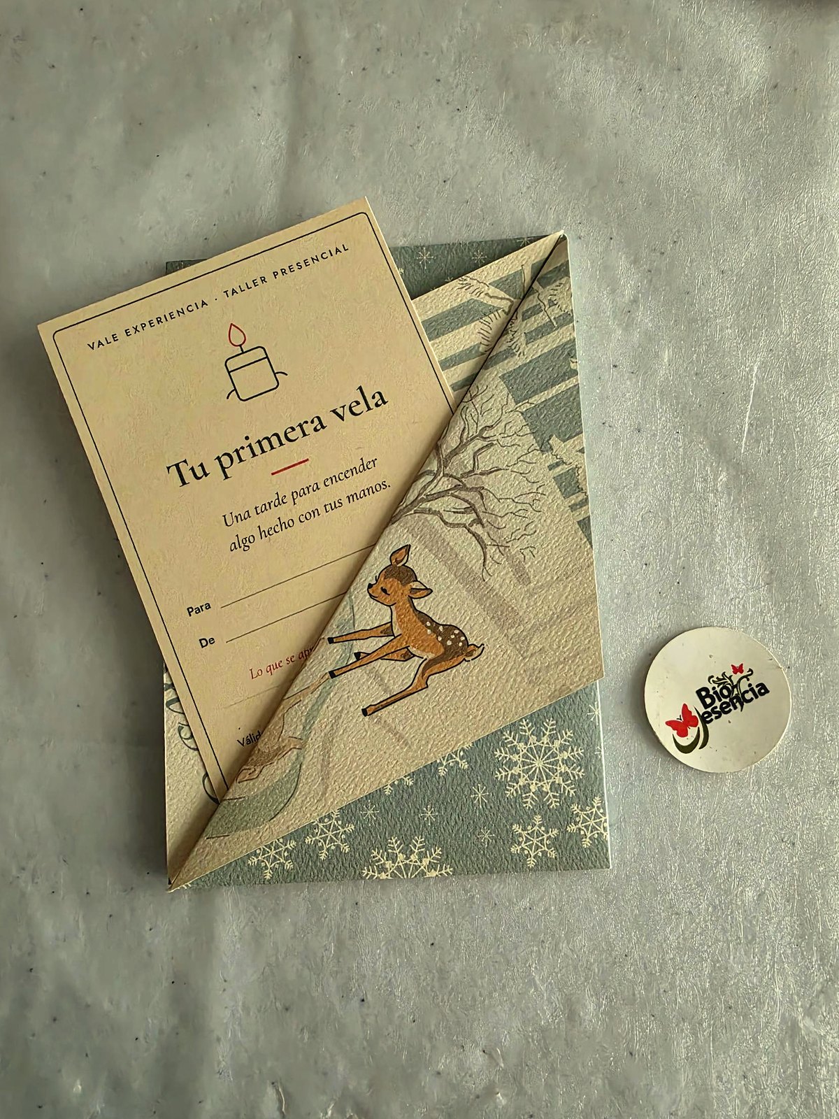 Tu primera vela · Vale regalo taller
